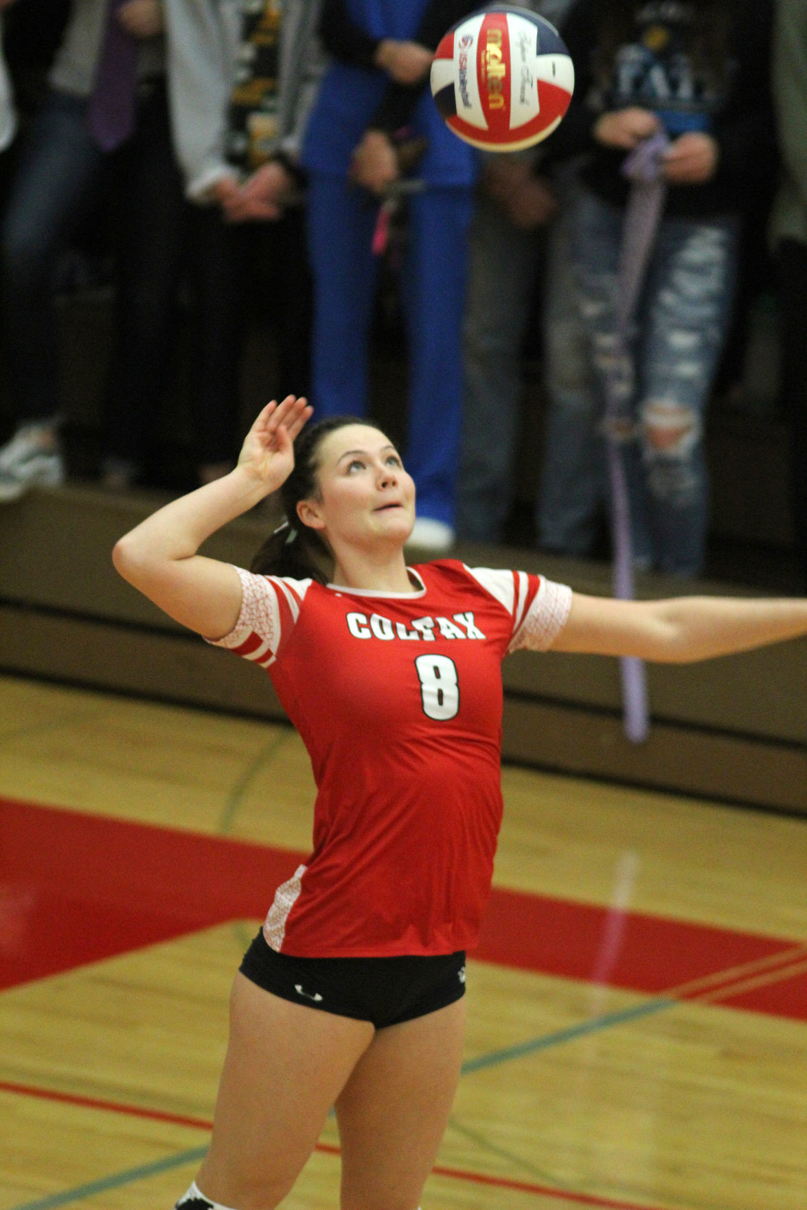 Cameron at Colfax volleyball regionals 10-24-19
